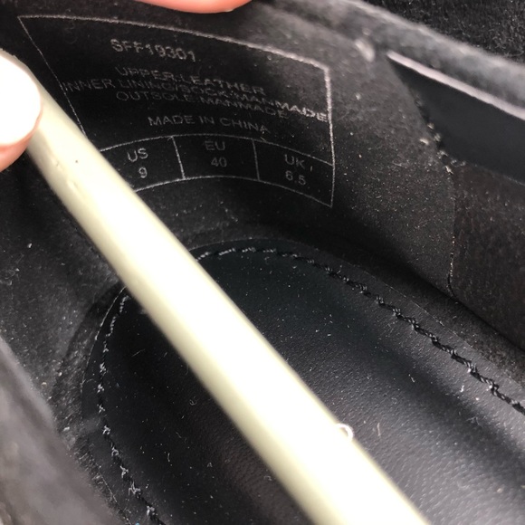 Part&Parcel Black Suede Pointed Flats - Picture 9 of 9